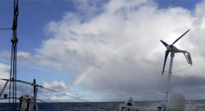 Photo sent from the boat Great American IV, on November 15th, 2016 - Photo Rich Wilson Photo envoyée depuis le bateau Great American IV le 15 Novembre 2016 - Photo Rich Wilson Rainbow